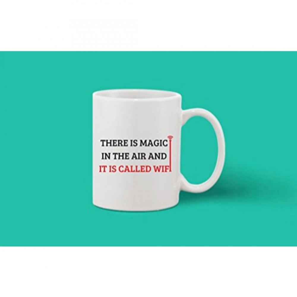Generic Ceramic Coffee Mug – White, 11 Oz