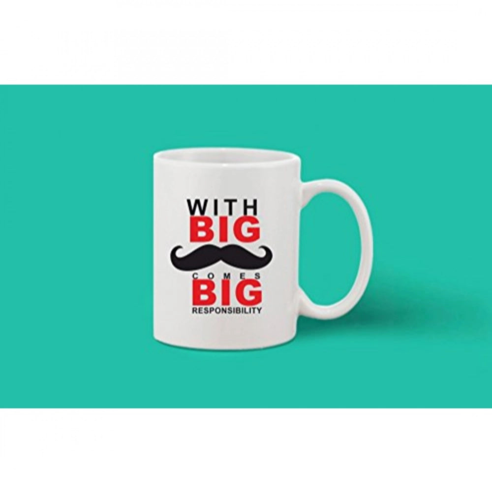 Generic Ceramic Coffee Mug – White, 11 Oz