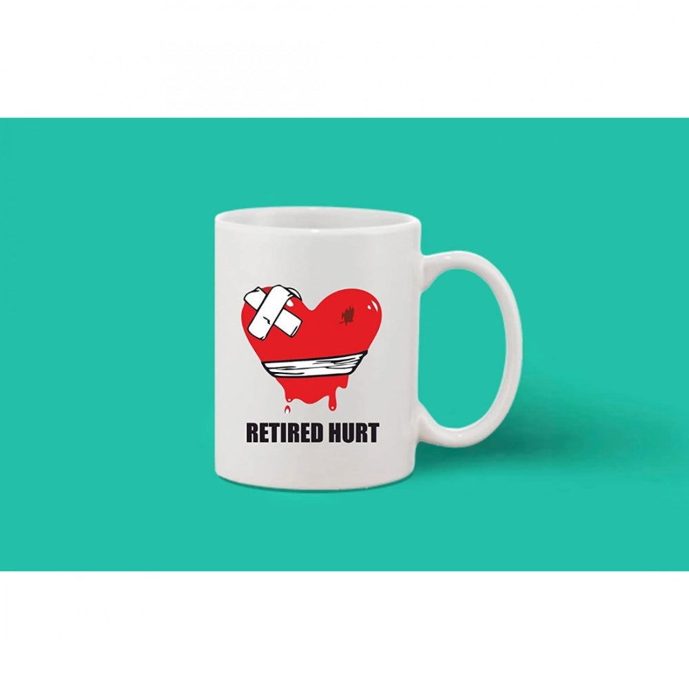 Generic Printed Ceramic Coffee Mug - 1 Pieces, White, 11oz