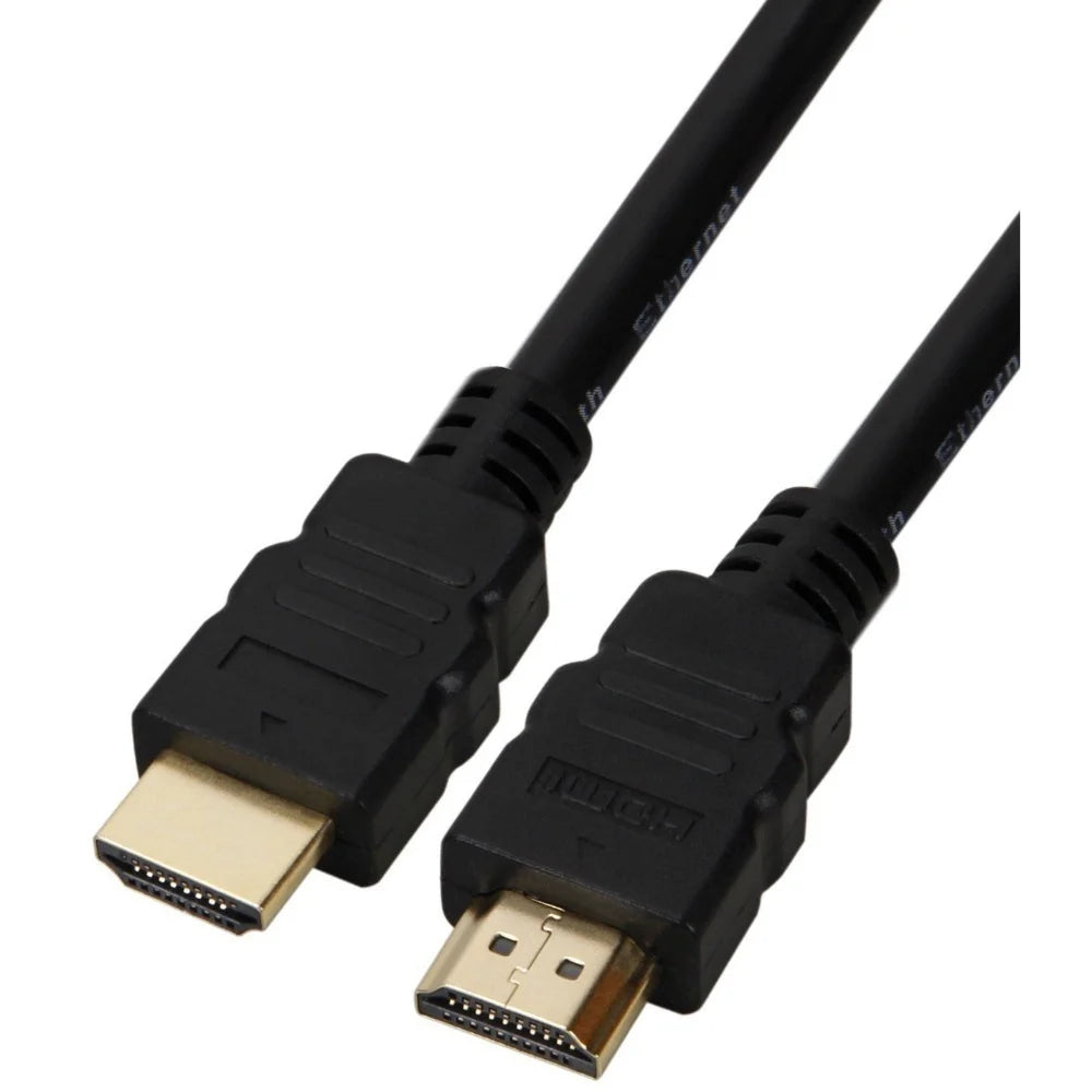 HDMI Cable Male to Male 1.5 Yards Supports All HDMI Devices, High Speed 3D, 4K, Full HD 1080p (Black)