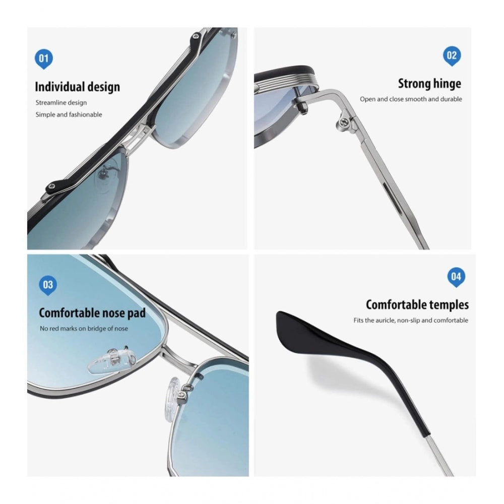 Classic Unisex UV400 Protection Sunglasses – Blue