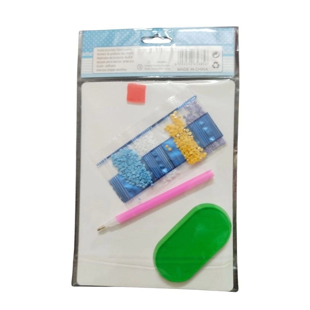 Pack of 2 Diamond Painting Kit – Dolphin Cardboard Creative Stationery