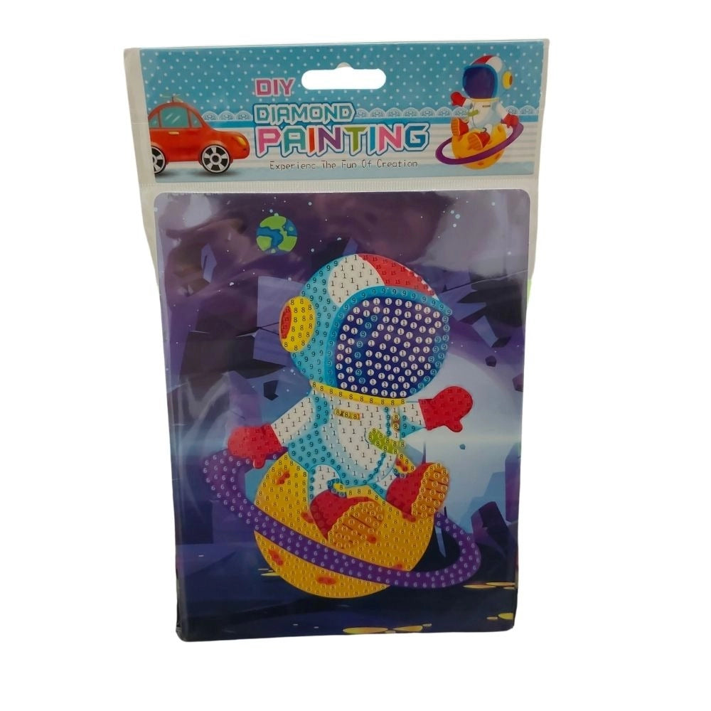 Pack of 2 Space Man Diamond Painting Kit – Cardboard Creative Stationery