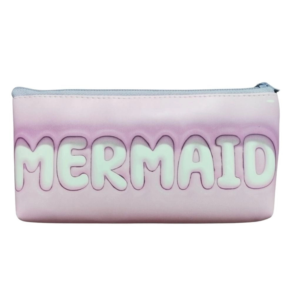 Mermaid Pencil Pouch | Canvas | Stationery | 3+ Years