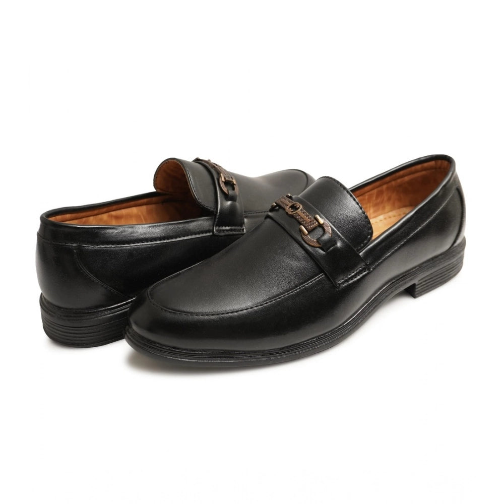 Men's Black Faux Leather Formal Shoes
