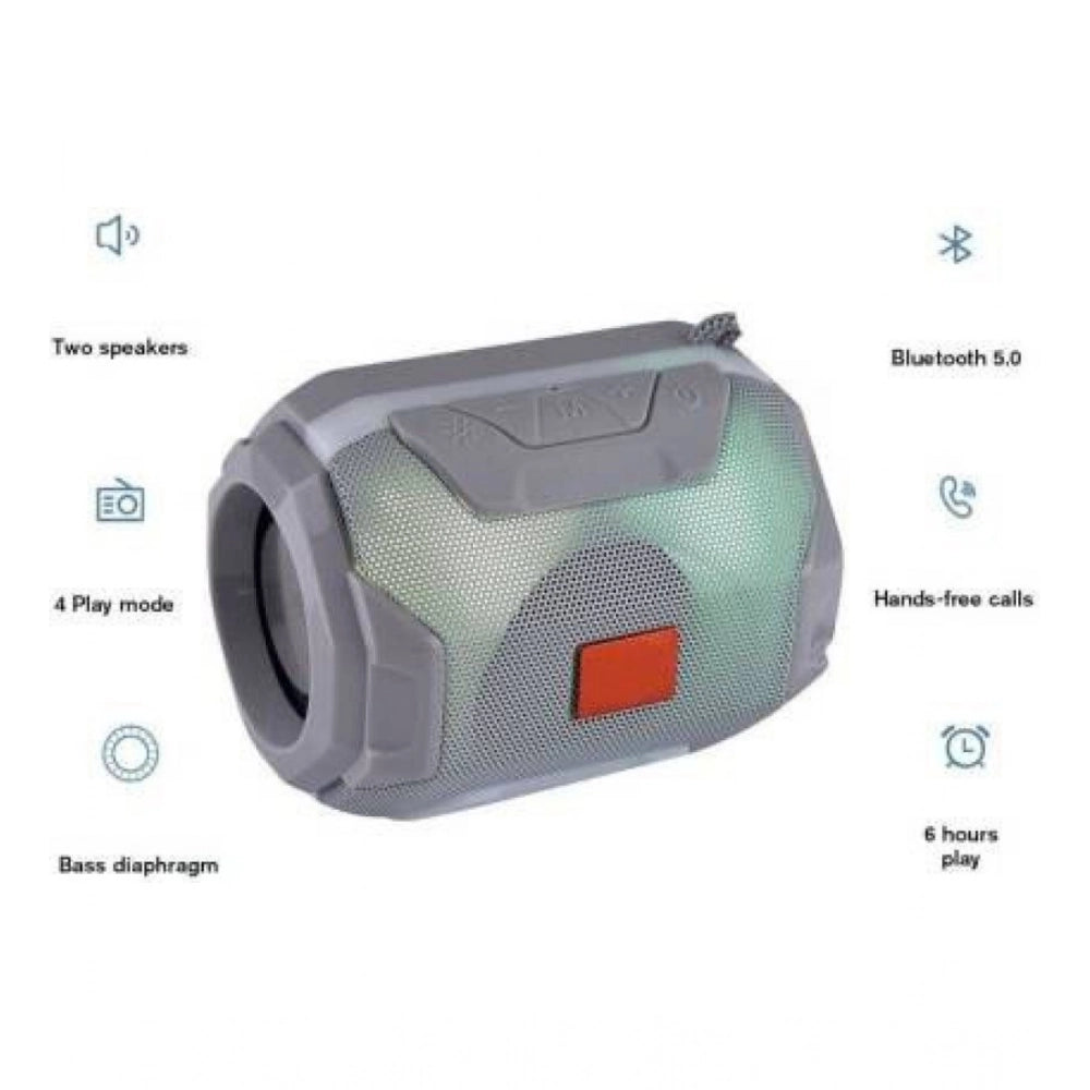 A005 Wireless Bluetooth Speaker – Grey Portable Speaker