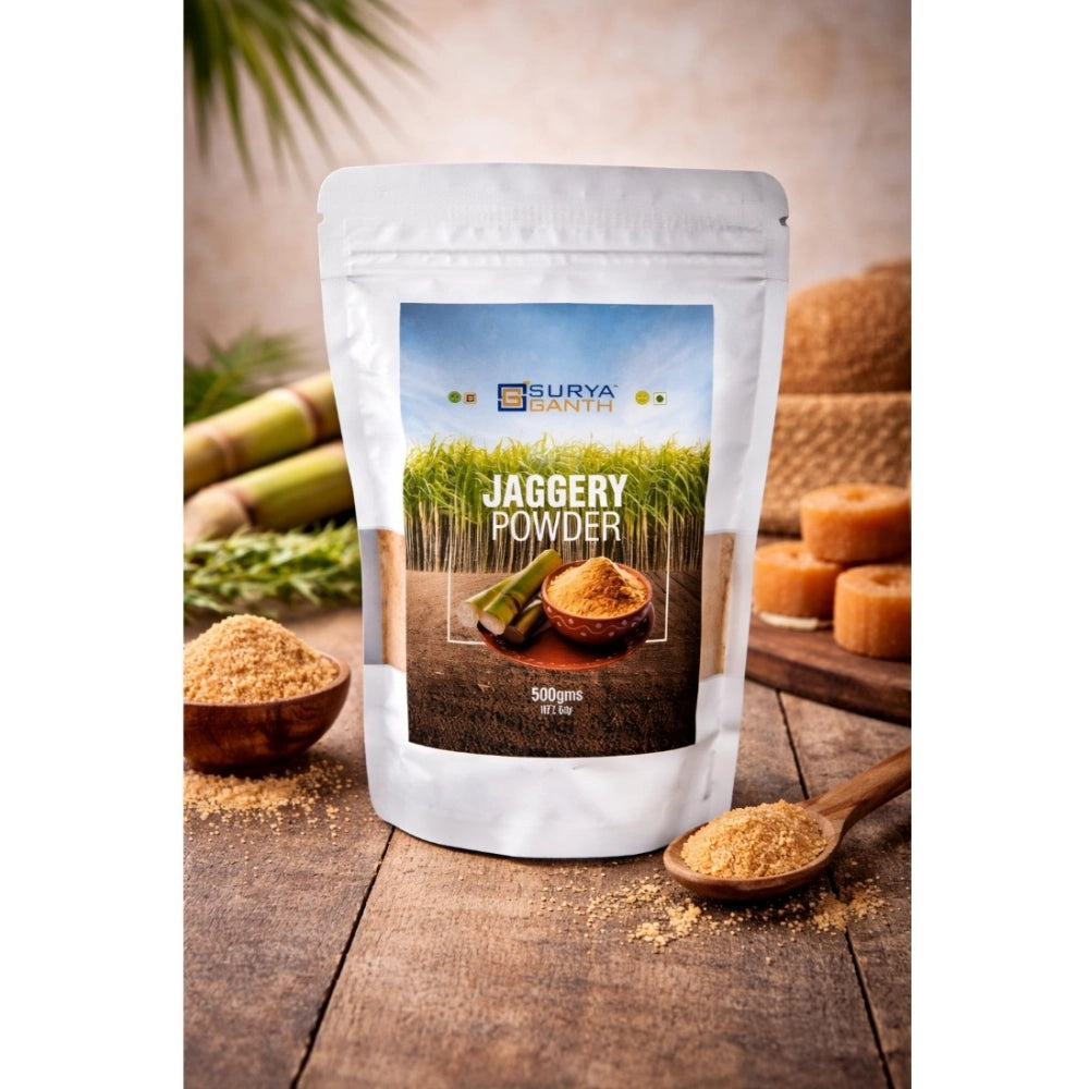 Natural Jaggery Powder Made From Fresh Sugarcane Juice