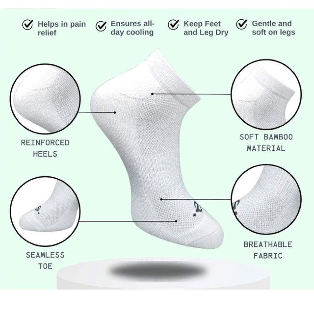 Generic 3_Pair Set Unisex Casual Cotton Printed Low Cut Socks (Multicolor)