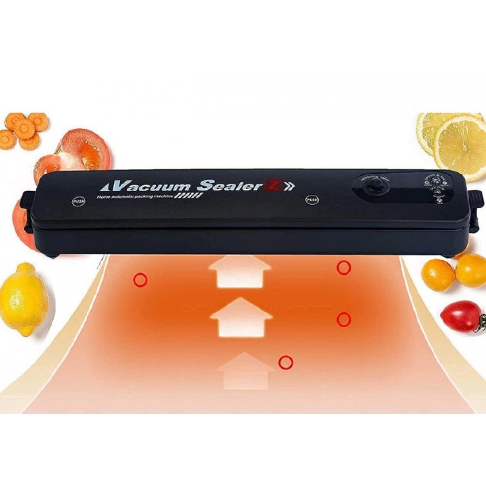 Automatic Vacuum Sealing & Packing Machine – Black | Food Storage Sealer