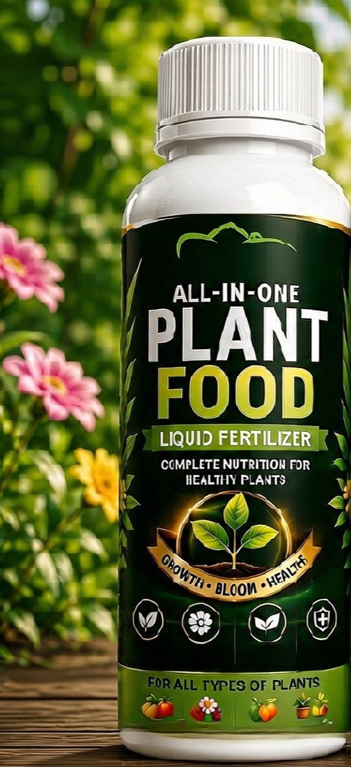 Generic Pack of 2 All-in-One Plant Food Liquid Fertilizer Bottles - 100 ML