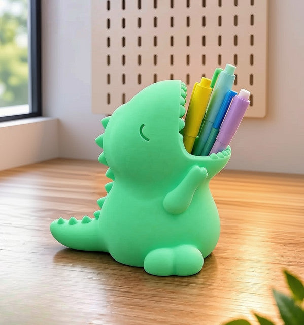 Generic Plastic Dinosaur T-REX Pencil Holder (Mint Green)