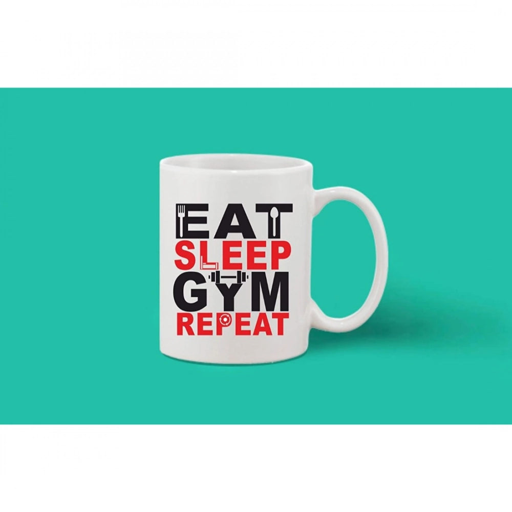 Generic Printed Ceramic Coffee Mug - 1 Pieces, White, 11oz