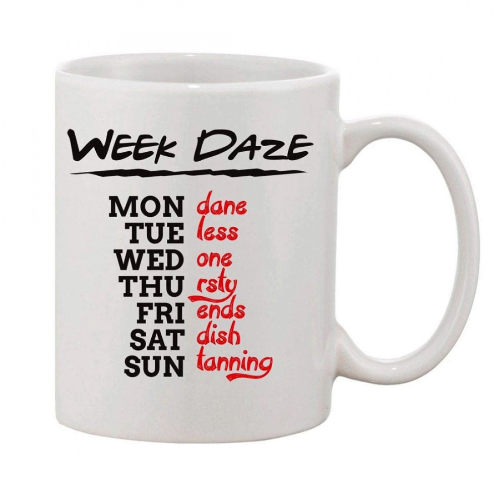 Generic Ceramic Coffee Mug – White, 11 Oz