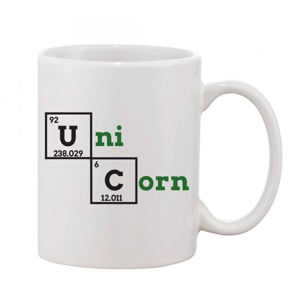 Generic Ceramic Coffee Mug – White, 11 Oz
