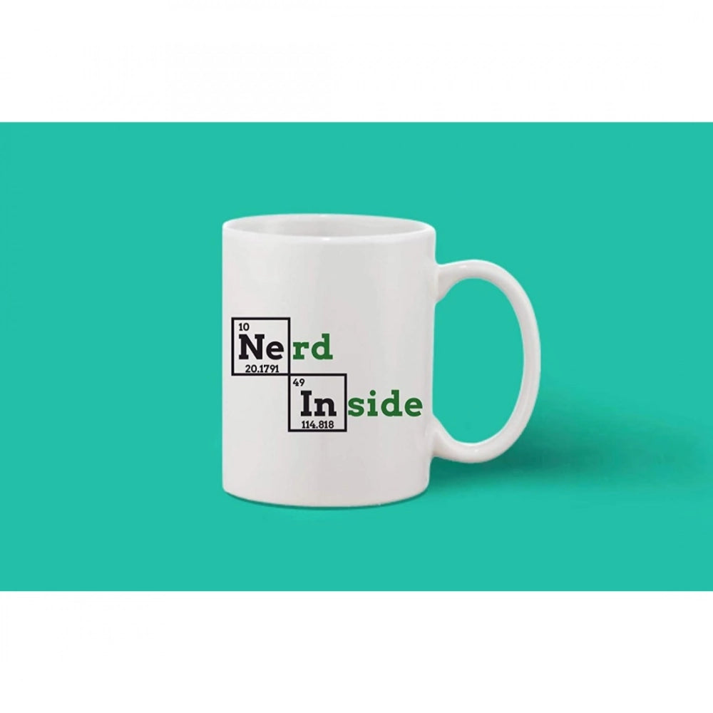 Generic Printed Ceramic Coffee Mug - 1 Pieces, White, 11oz