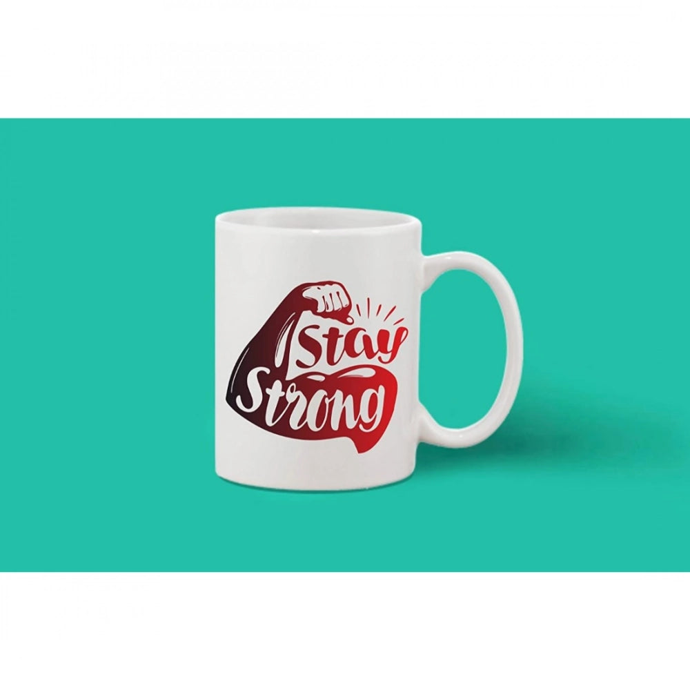 Generic Ceramic Coffee Mug – White, 11 Oz