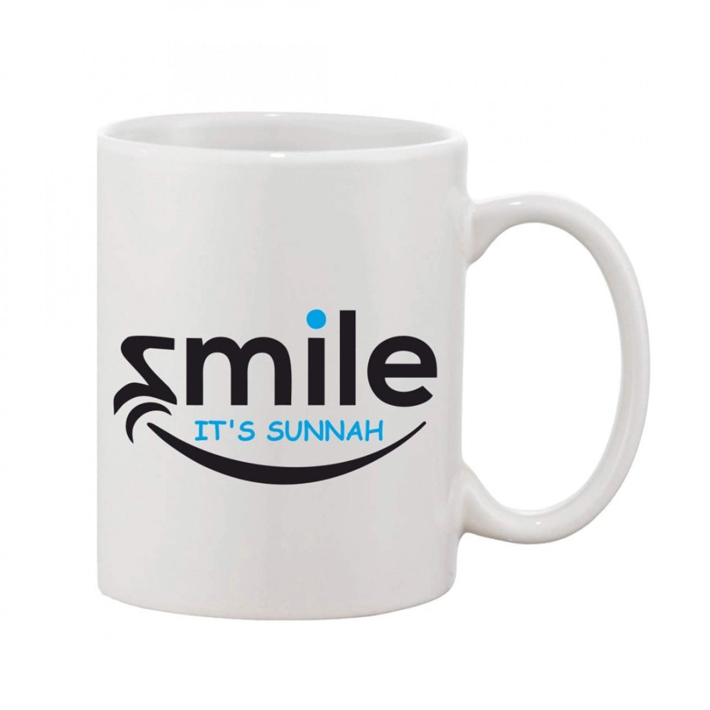 Generic Ceramic Coffee Mug – White, 11 Oz