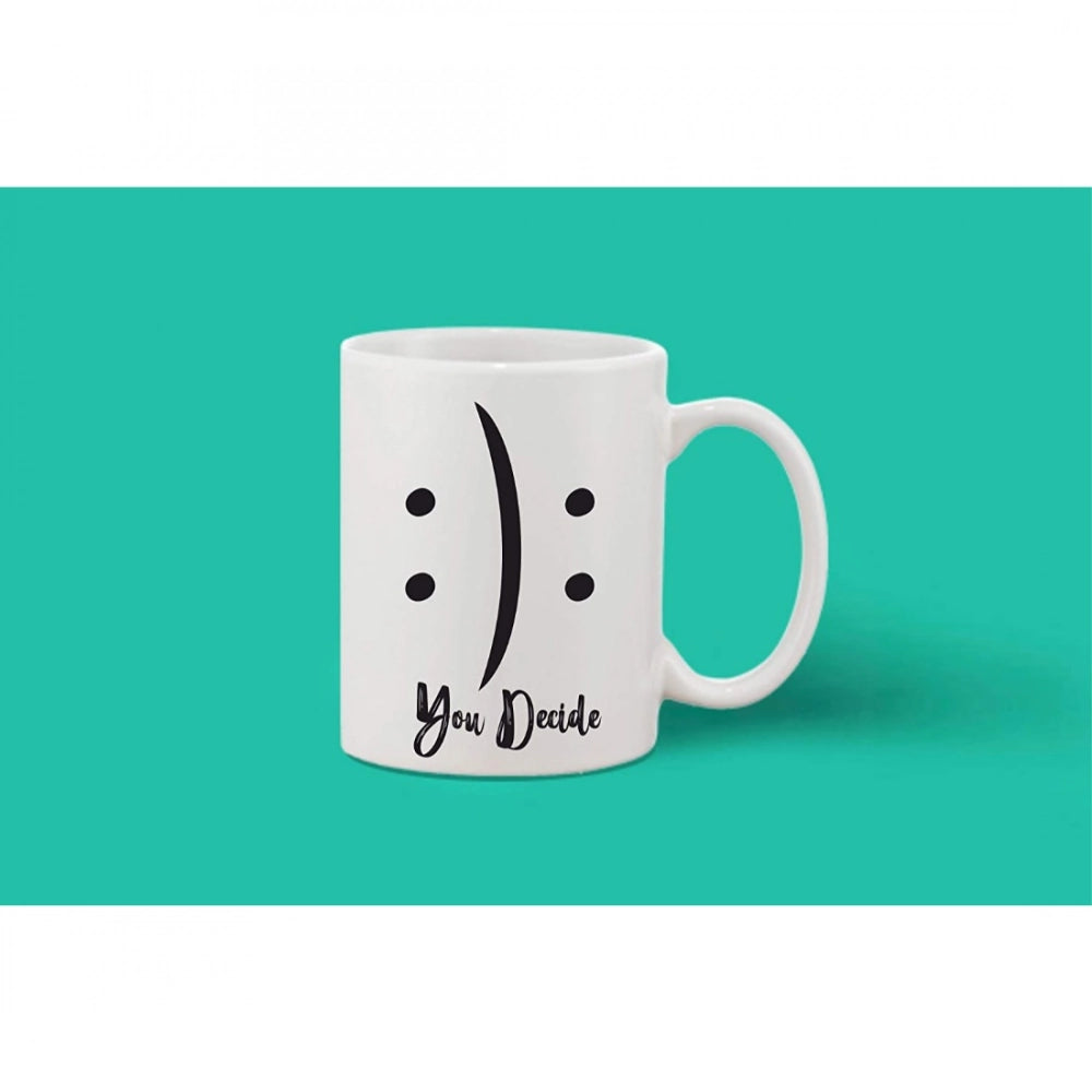 Generic Ceramic Coffee Mug – White, 11 Oz