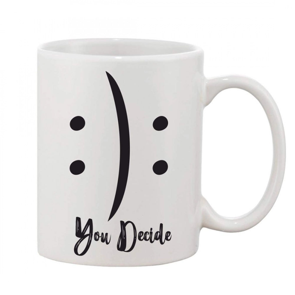 Generic Ceramic Coffee Mug – White, 11 Oz