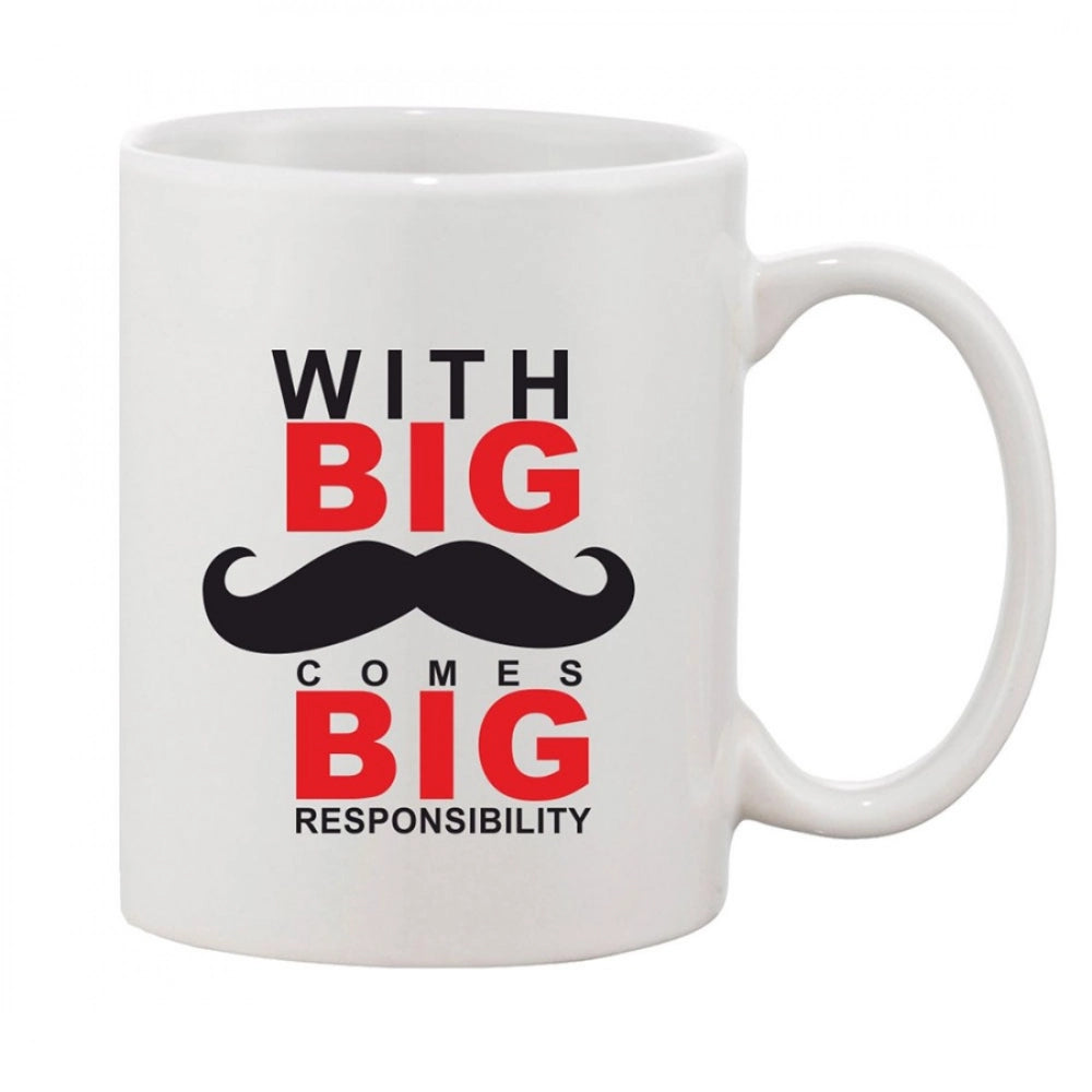 Generic Ceramic Coffee Mug – White, 11 Oz