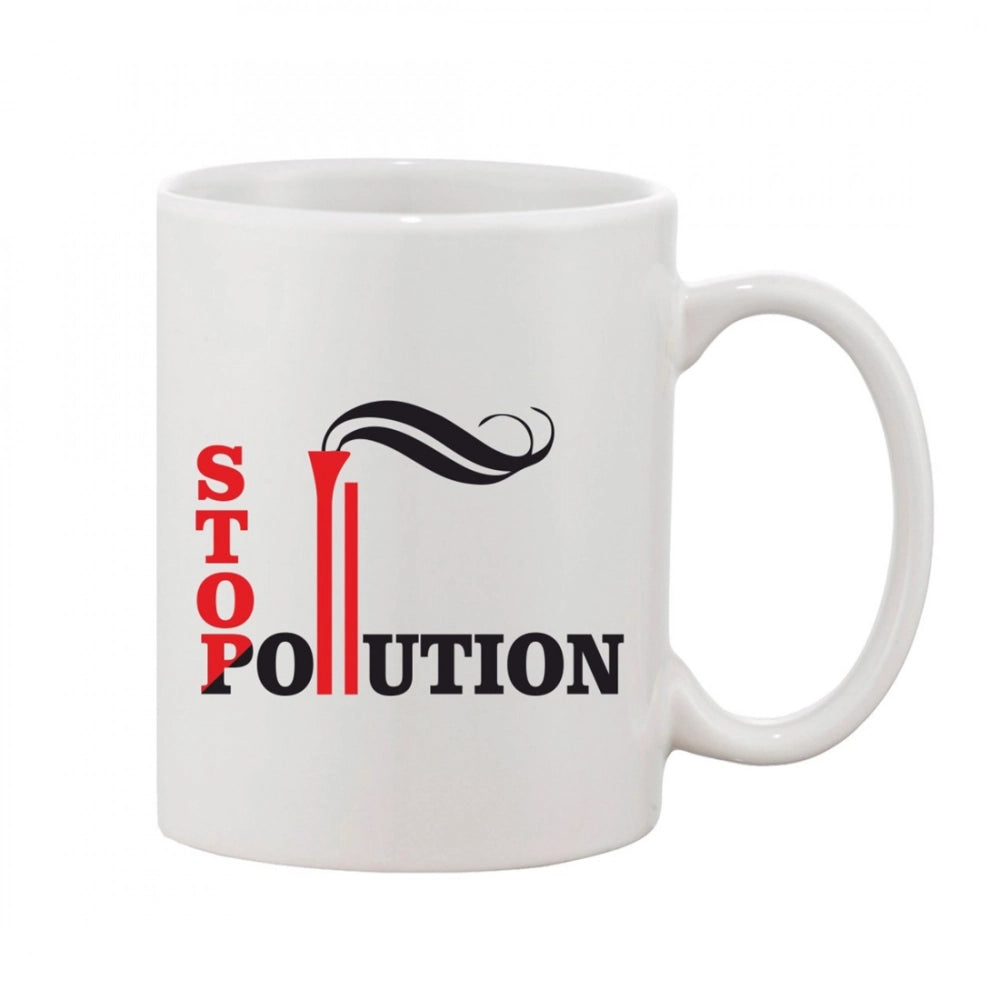 Generic Ceramic Coffee Mug – White, 11 Oz
