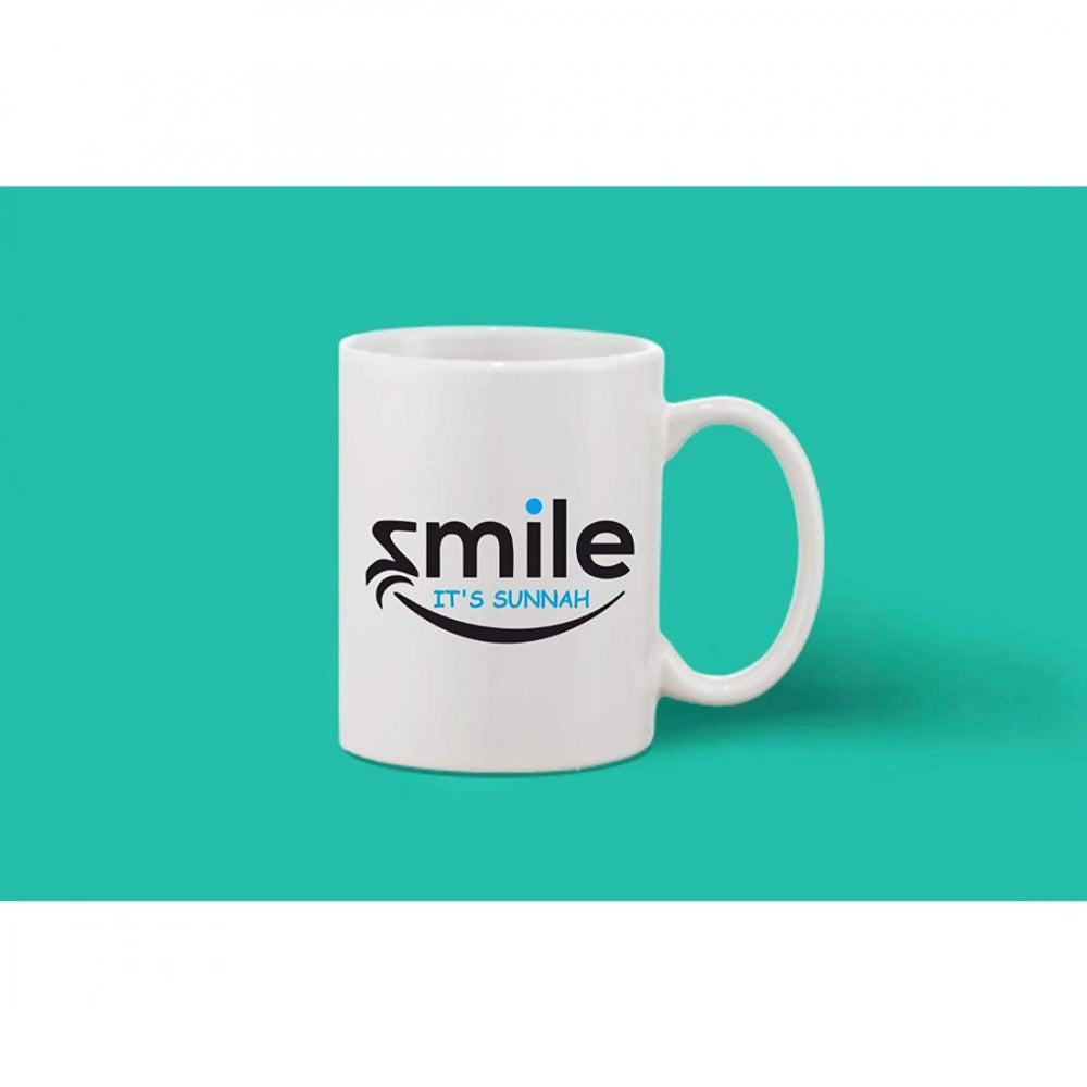 Generic Ceramic Coffee Mug – White, 11 Oz