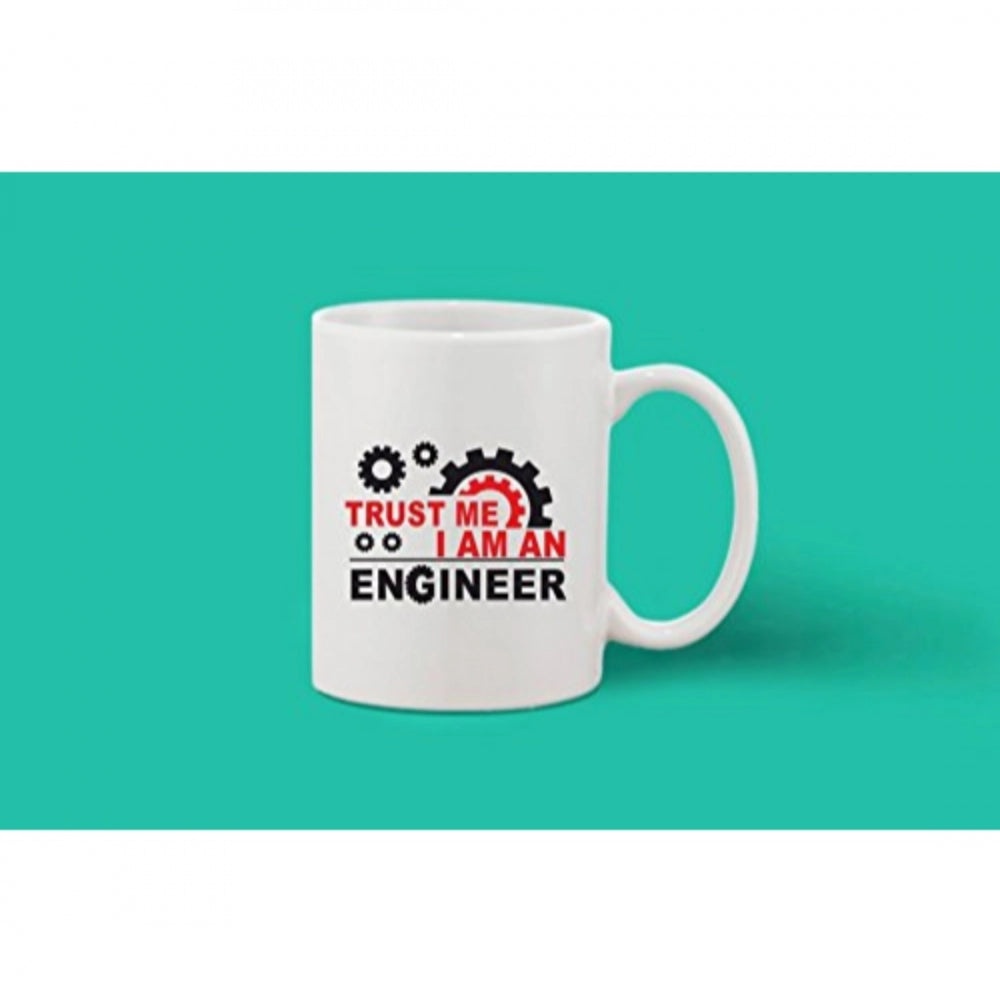 Generic Ceramic Coffee Mug – White, 11 Oz
