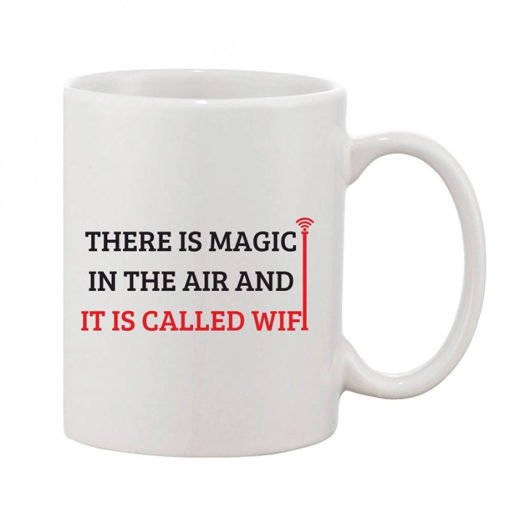 Generic Ceramic Coffee Mug – White, 11 Oz