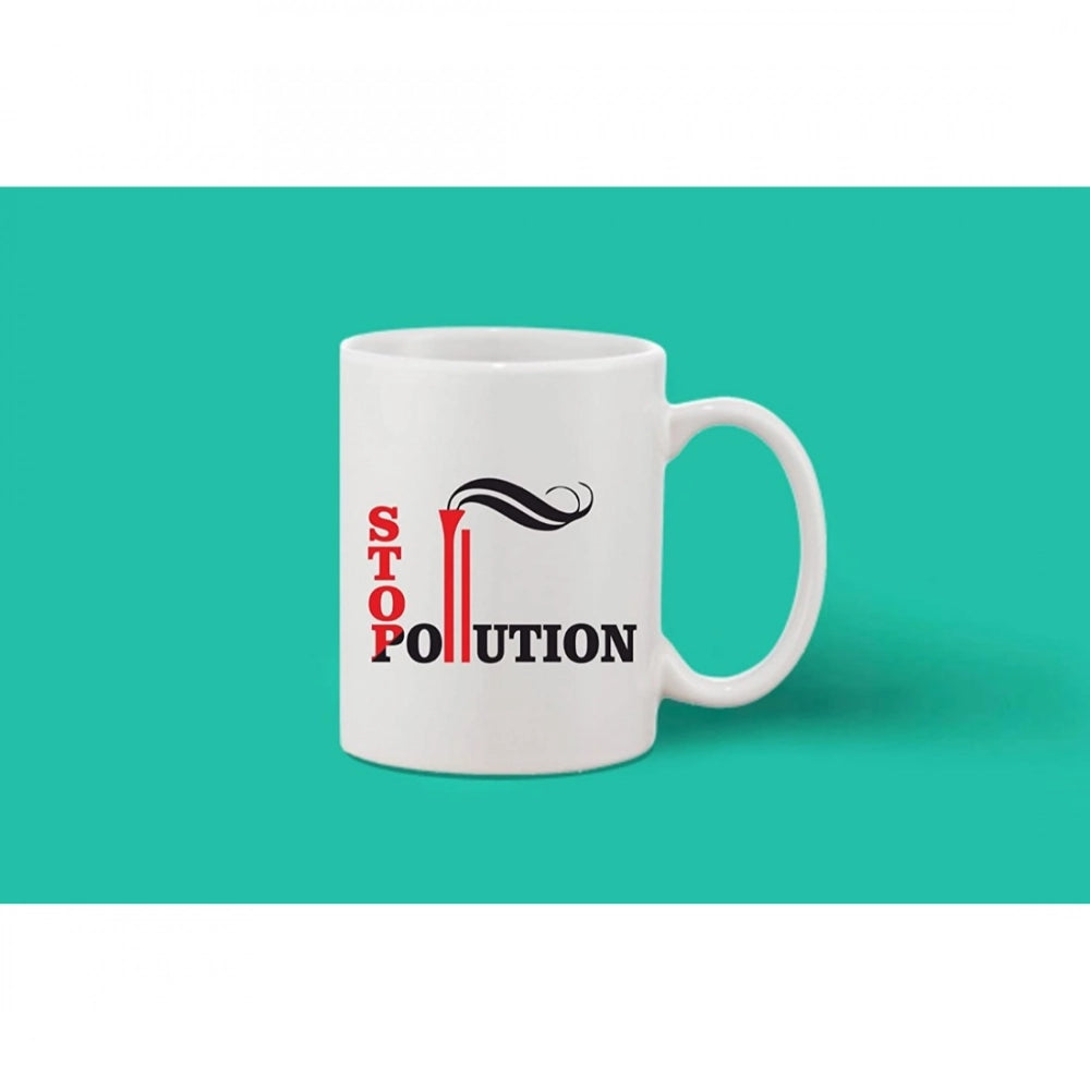 Generic Ceramic Coffee Mug – White, 11 Oz