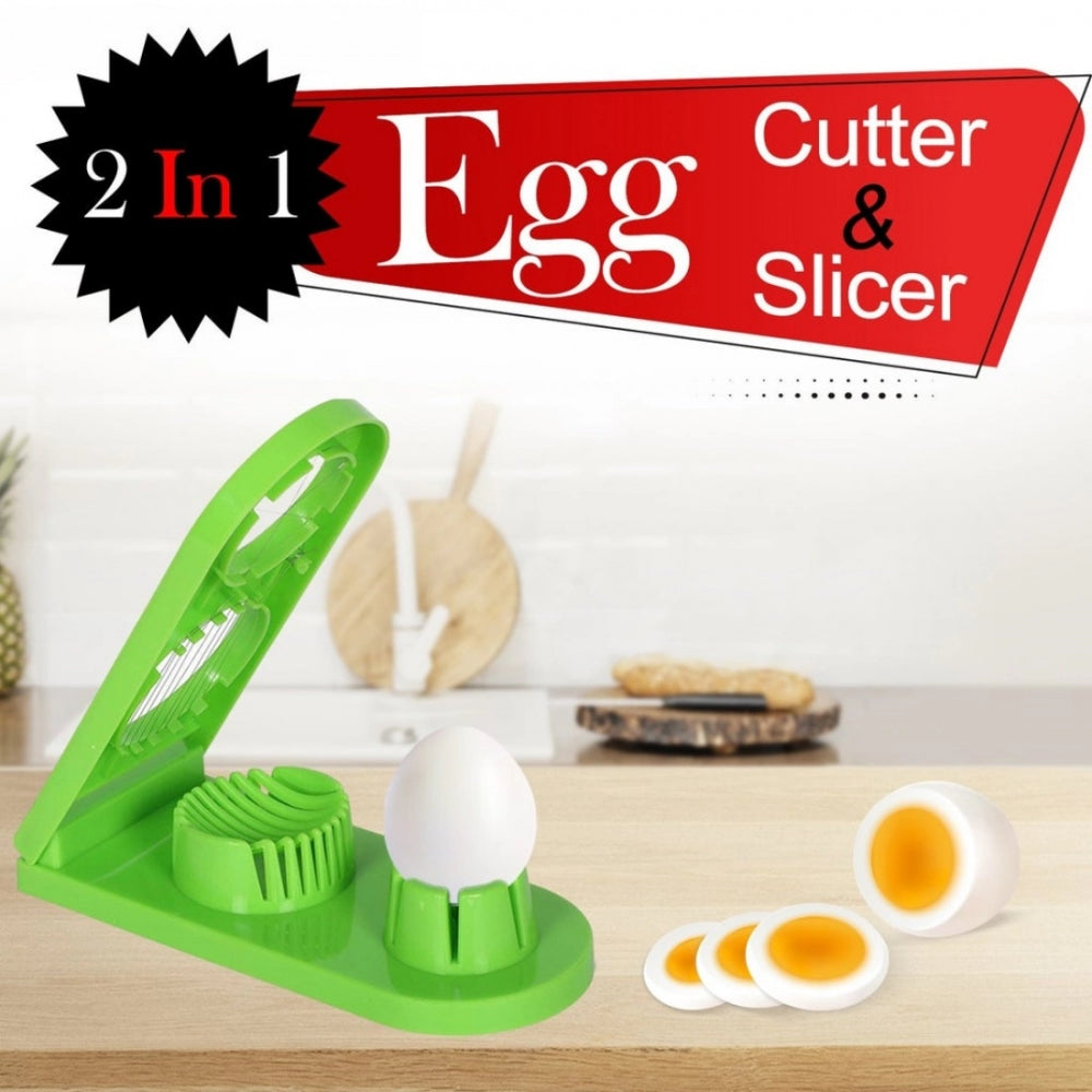 2-in-1 Egg & Mushroom Slicer Cutter – Pack of 2 | Stainless Steel Wire Chopper