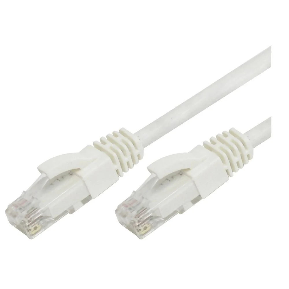 Ethernet Patch Cord CAT5E, RJ45 LAN Cable 5 Yards (White)