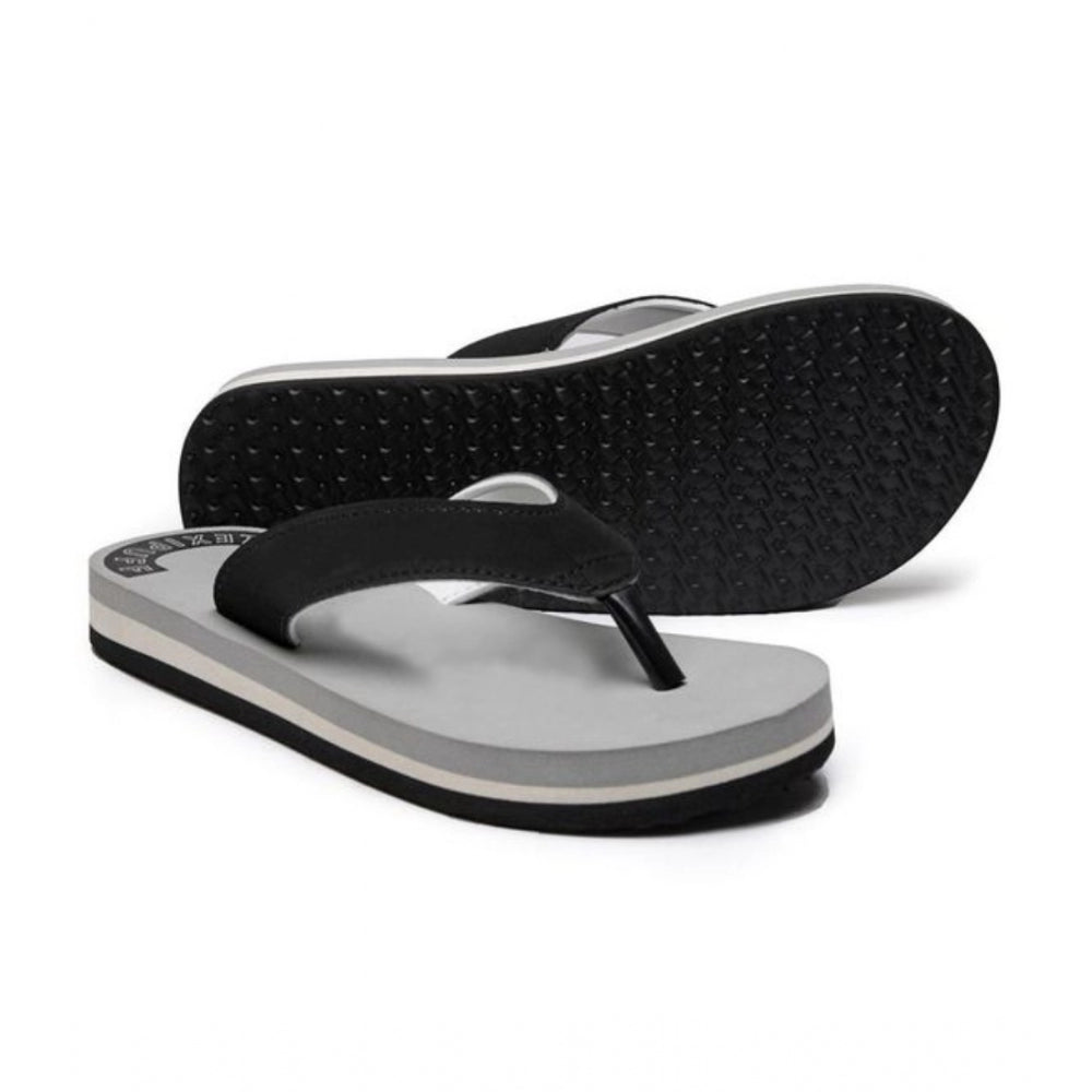 Unisex Rubber Flip Flops – Grey