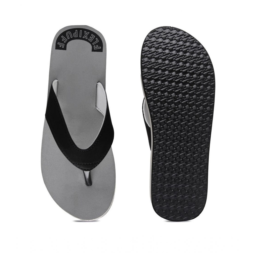 Unisex Rubber Flip Flops – Grey
