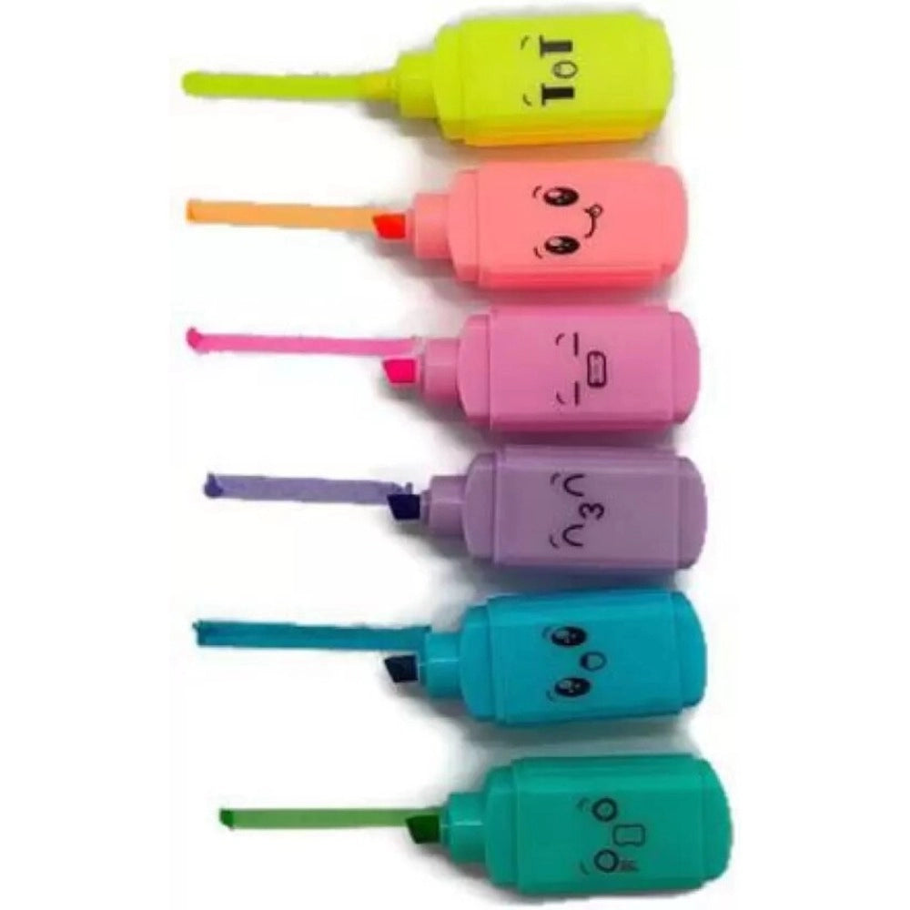 Unique Small Size Highlighter Marker Pen – Plastic Stationery