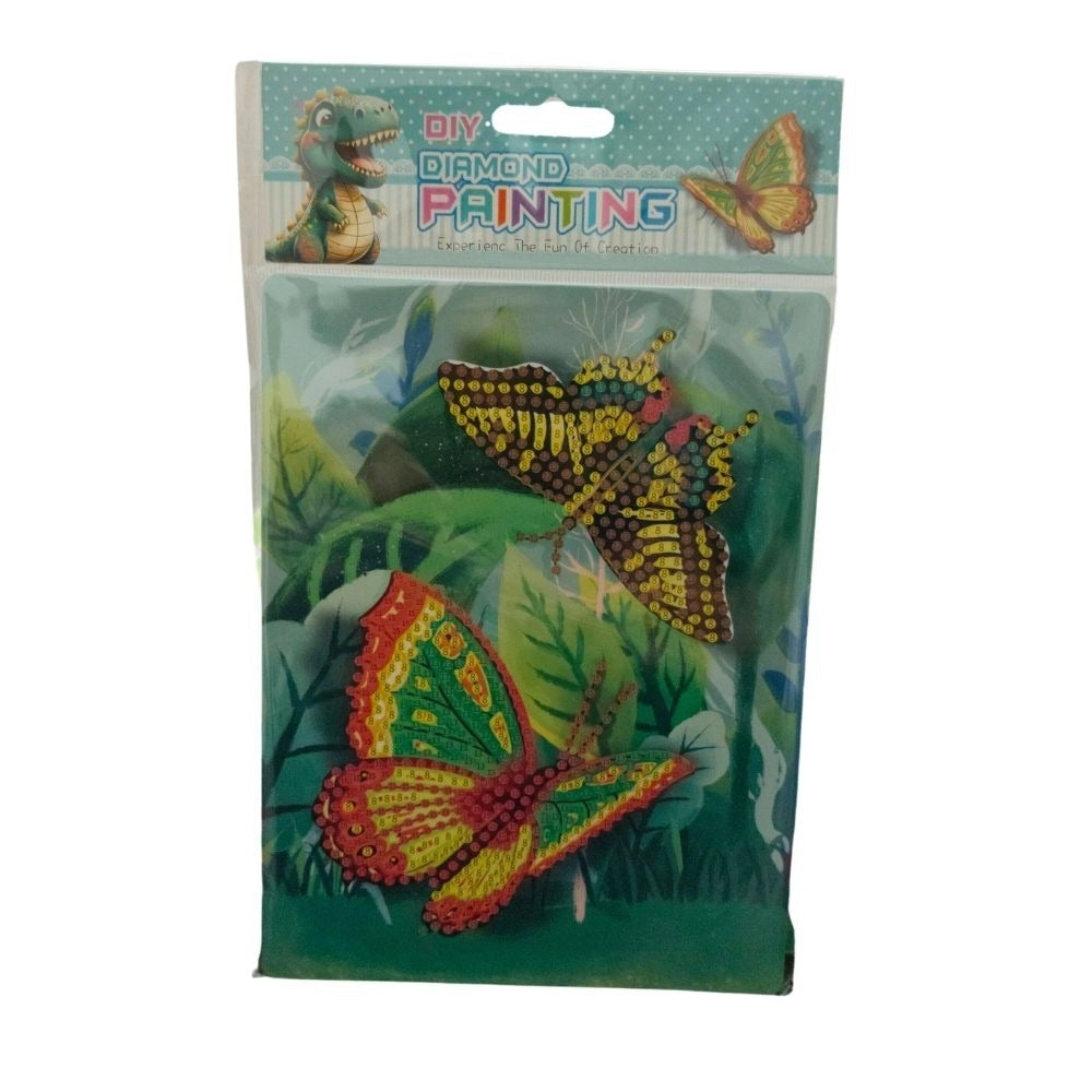 Pack of 2 Diamond Painting Kit – Butterfly Cardboard Creative Stationery