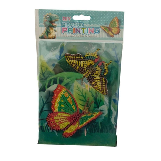 Pack of 2 Diamond Painting Kit – Butterfly Cardboard Creative Stationery