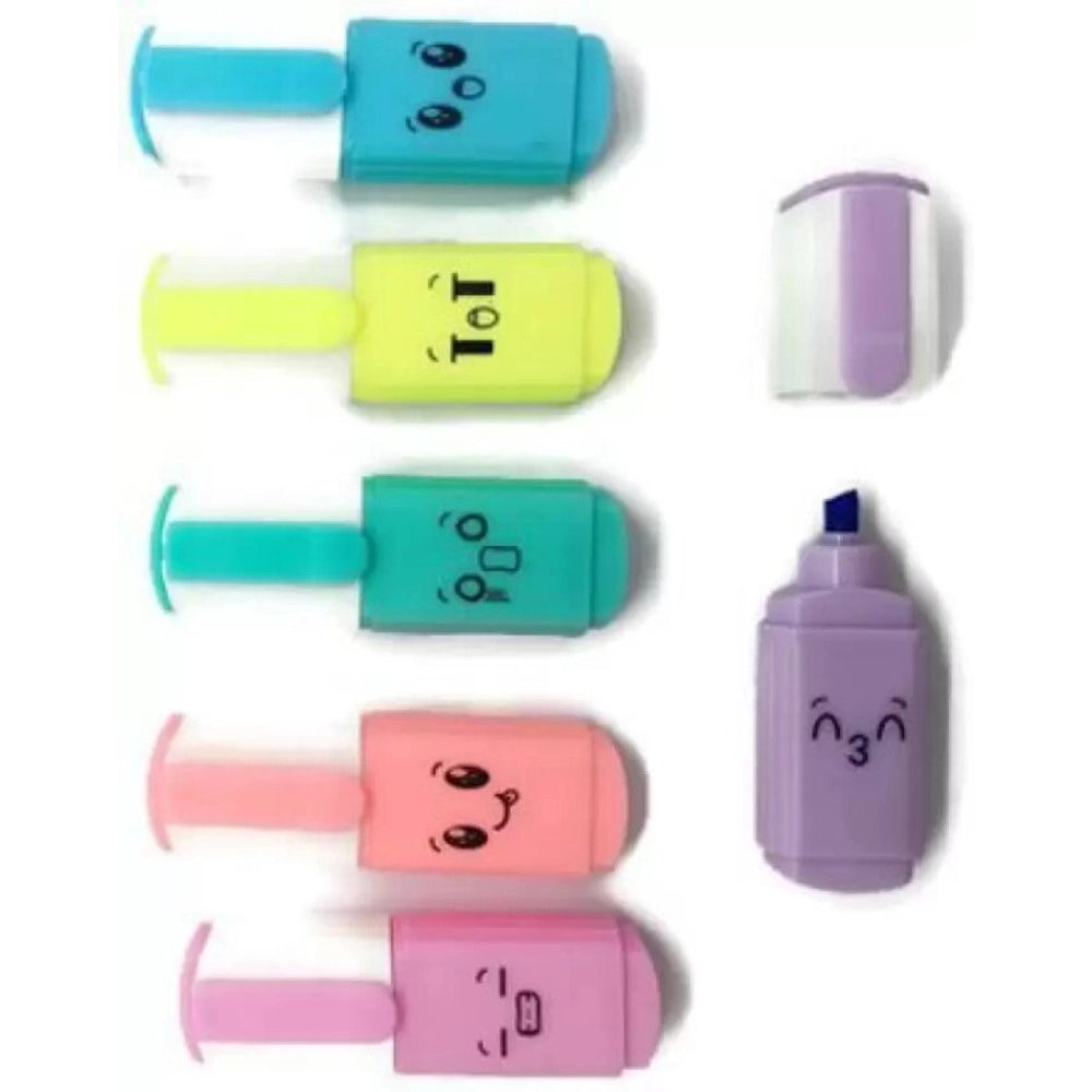 Unique Small Size Highlighter Marker Pen – Plastic Stationery