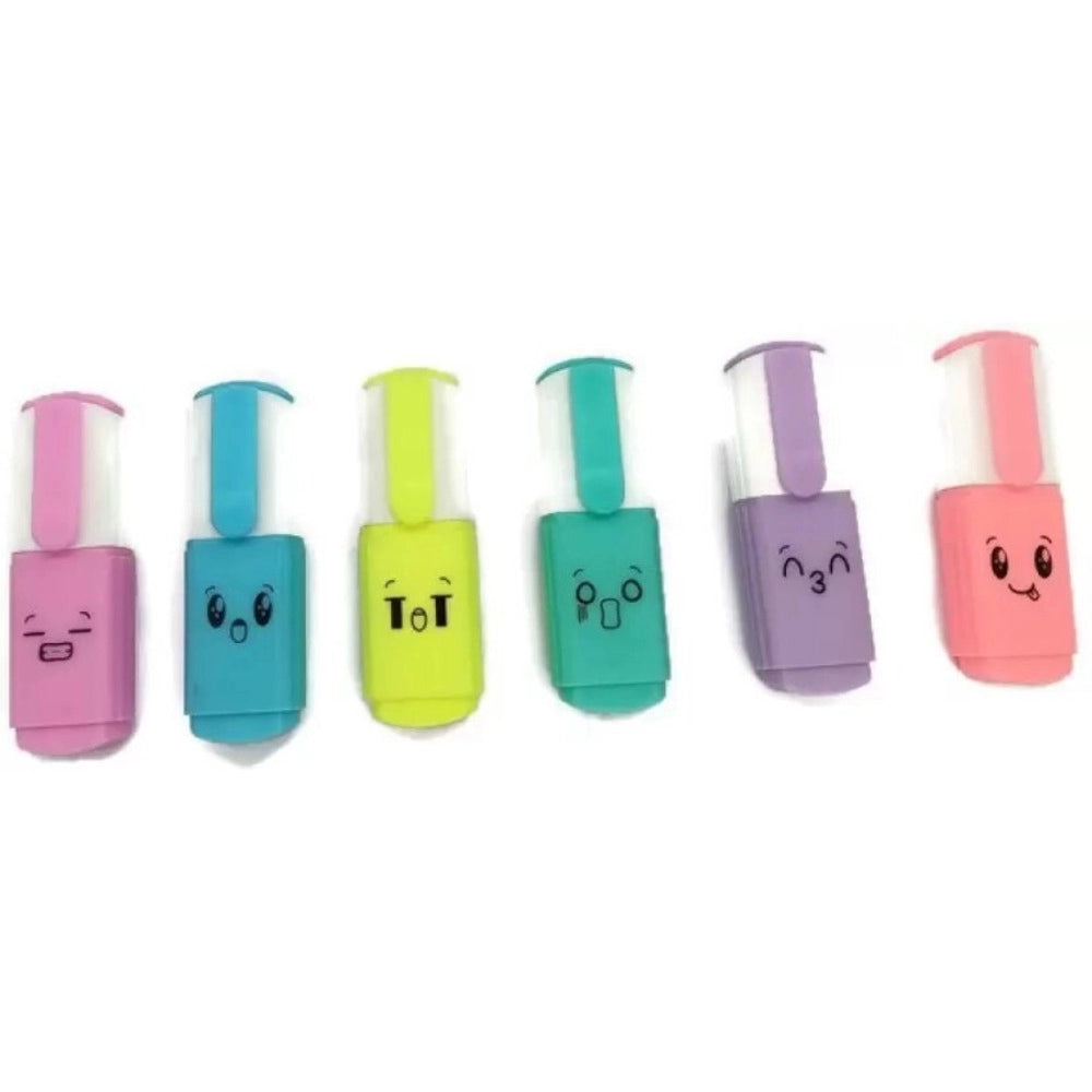 Unique Small Size Highlighter Marker Pen – Plastic Stationery