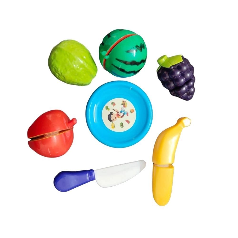 5-Pcs Cutting Fruits Set for Kids – Plastic Pretend Play Toy