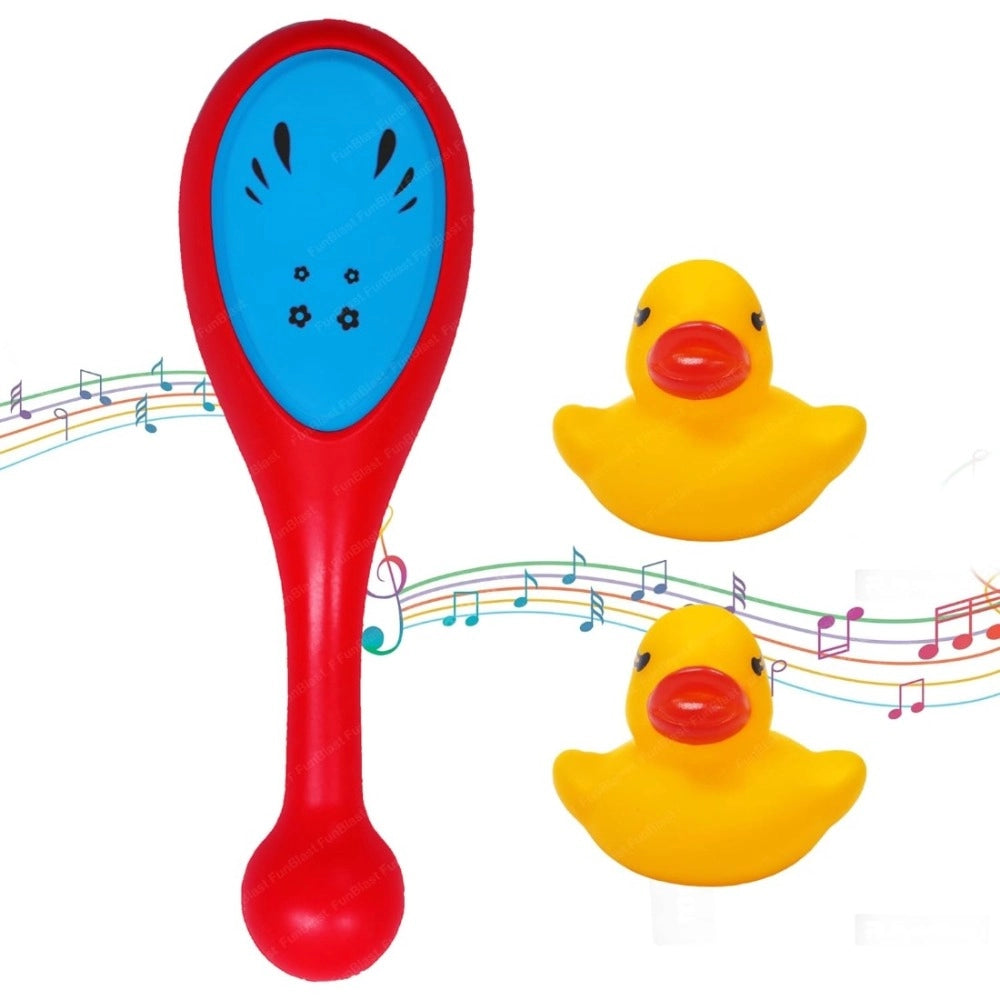 Pack of 2 Rattle Sticks for Babies – Plastic Sensory Toys