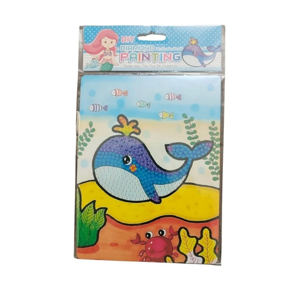 Pack of 2 Diamond Painting Kit – Dolphin Cardboard Creative Stationery