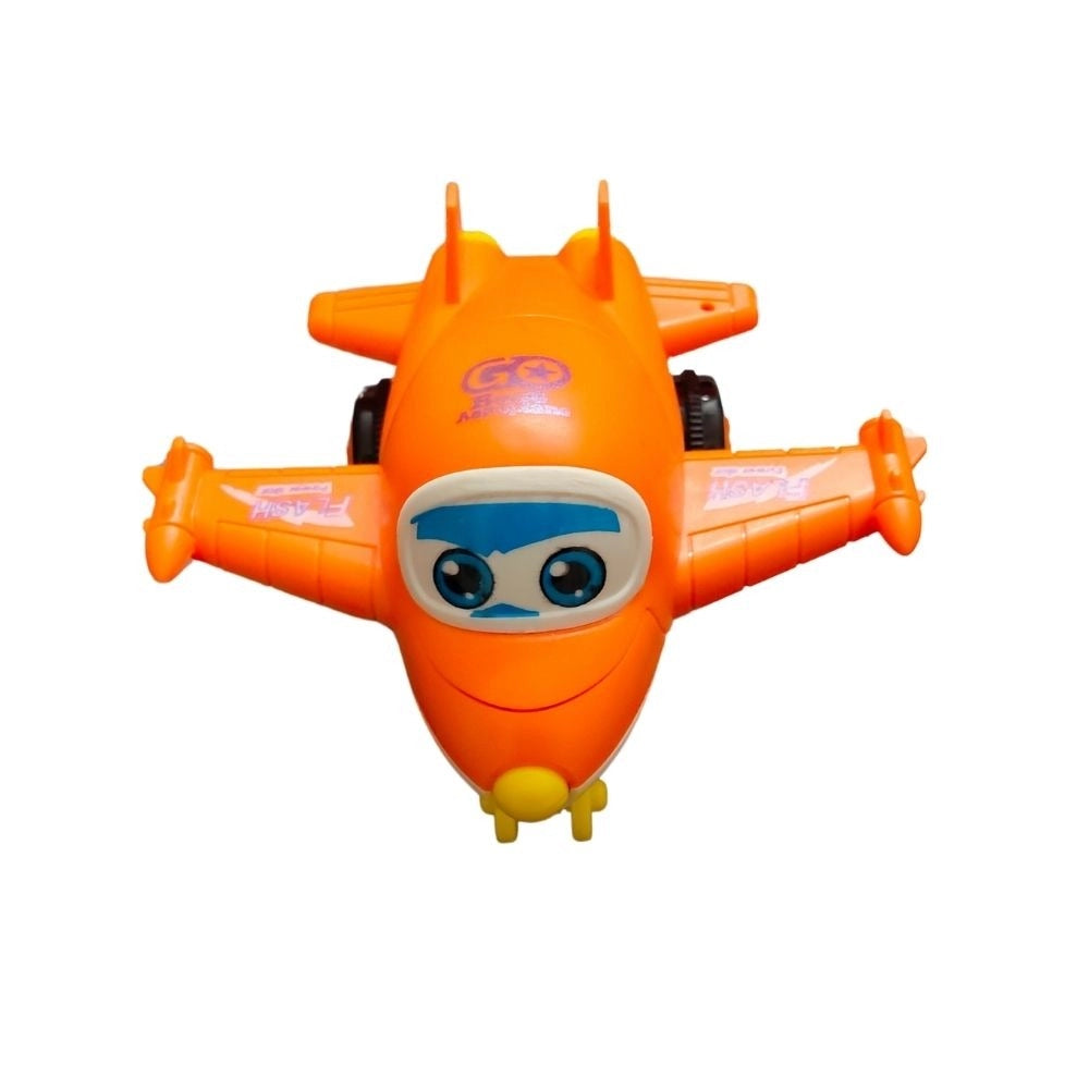 Cartoon Plane Toy for Kids – Plastic Airplane Toy | 1+ Years