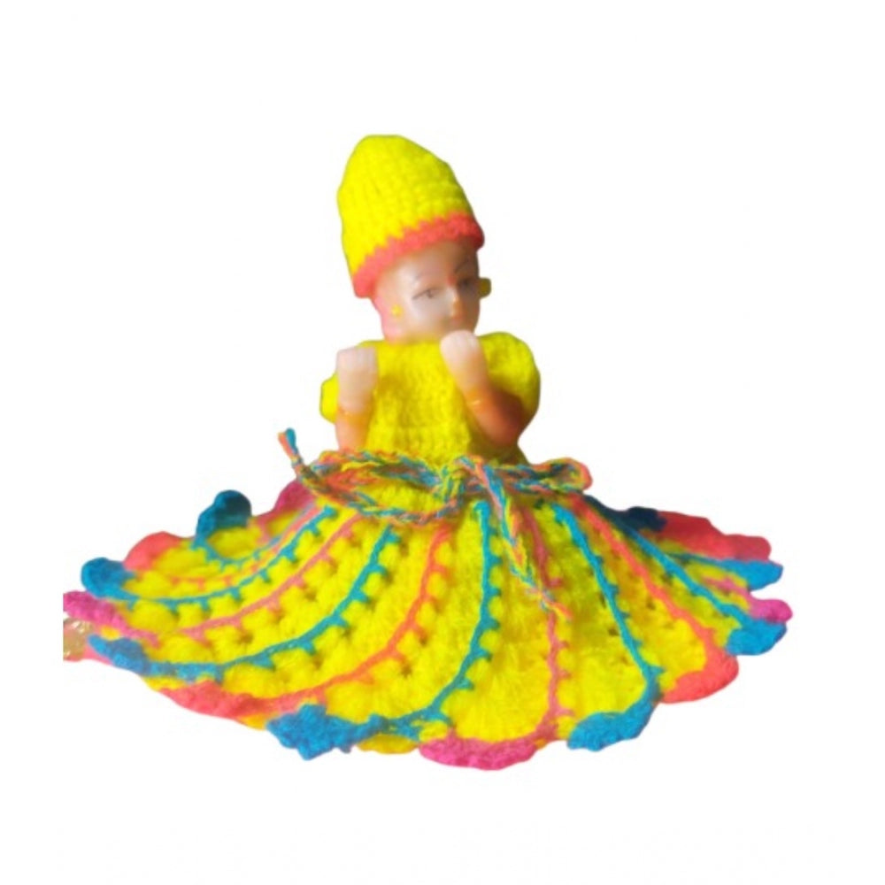 Generic Laddu Gopal Tharad Dress Size: 0 To 6 (Multicolor)