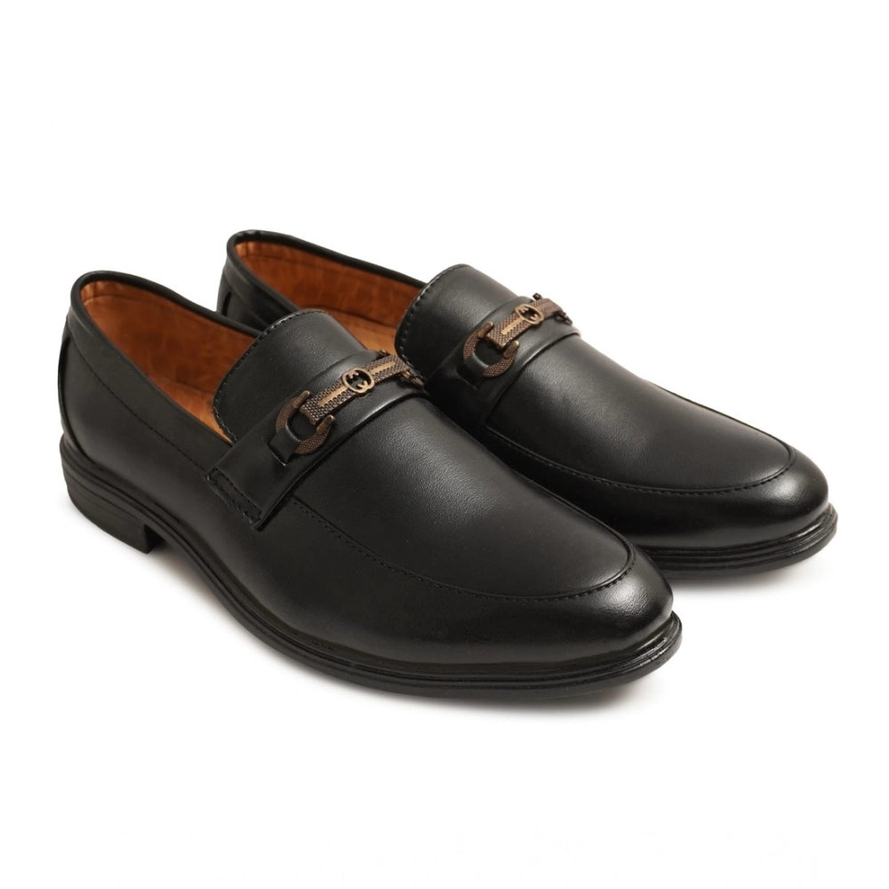 Men's Black Faux Leather Formal Shoes