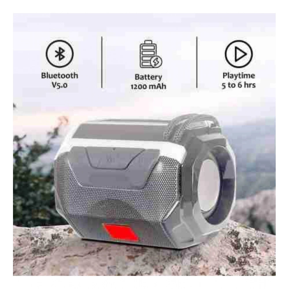 A005 Wireless Bluetooth Speaker – Grey Portable Speaker