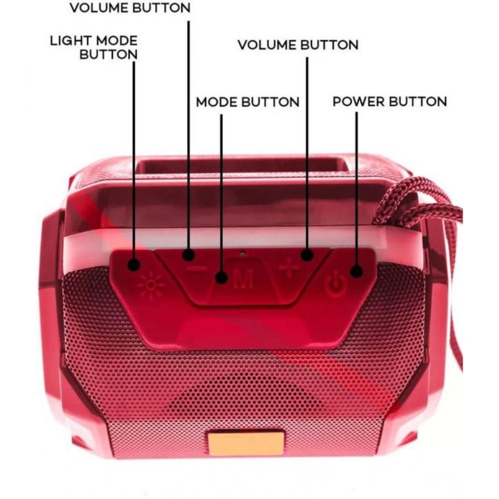 A005 Wireless Bluetooth Speaker – Red Portable Speaker