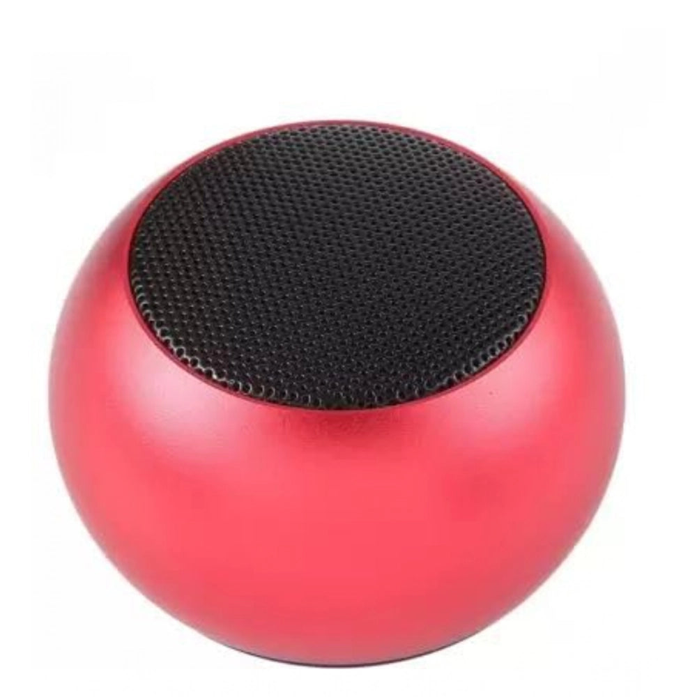 Generic Plastic Rubber Wireless M3 Bluetooth Speaker (Red)