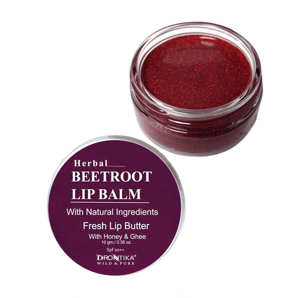 Generic Unisex Herbal Beetroot Lip Balm for Dark & Chapped Lips 10g
