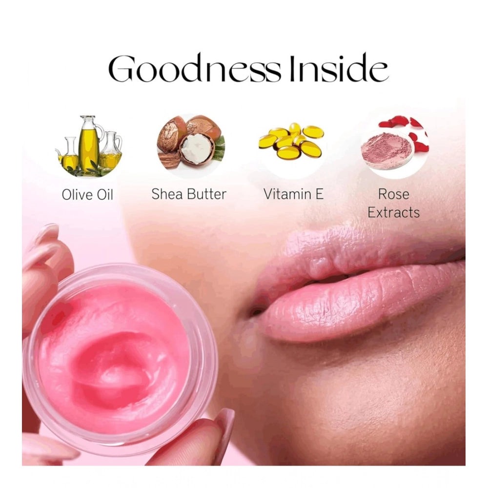 Generic Unisex Herbal Rose Lip Balm for Dark & Chapped Lips 10g
