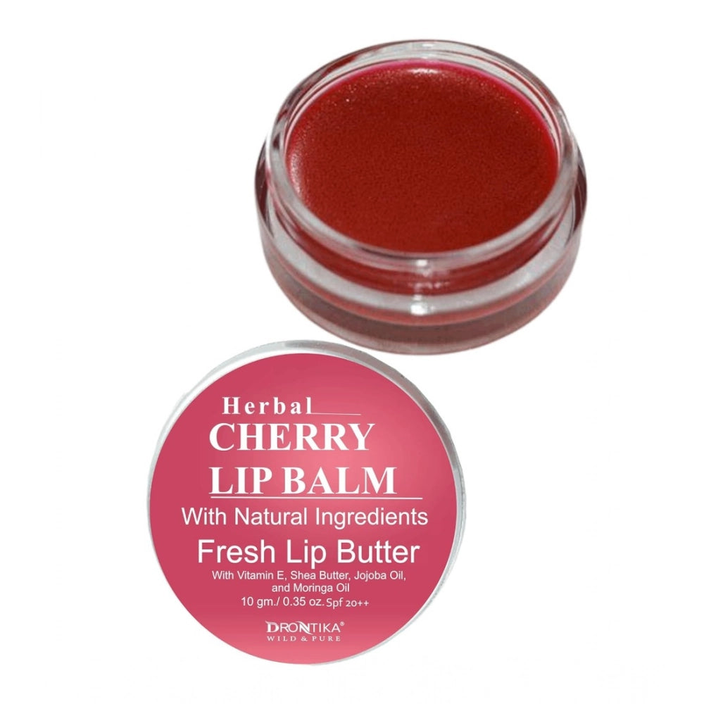 Generic Unisex Herbal Cherry Lip Balm for Dark & Chapped Lips 10g